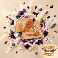 Túrós - Áfonyás palacsinta (2db)