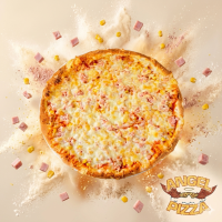 Kukoricás-sonkás pizza (32cm)